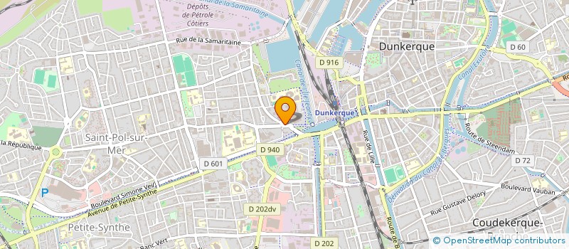localisation de l'entreprise V.2.A à DUNKERQUE