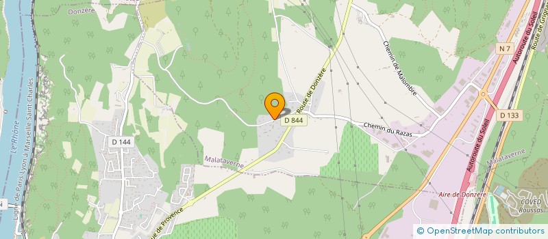 localisation de l'entreprise V 2 A  MALATAVERNE