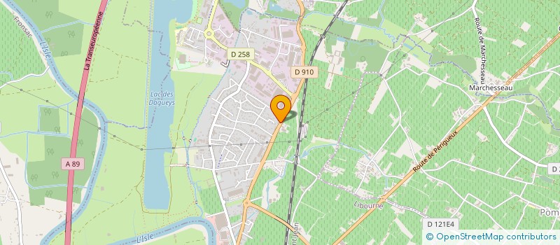 localisation de l'entreprise V  LIBOURNE