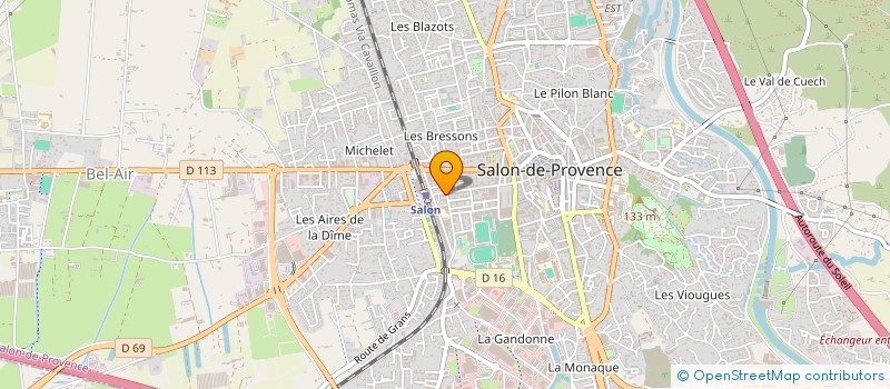 localisation de l'entreprise V & A  SALON-DE-PROVENCE