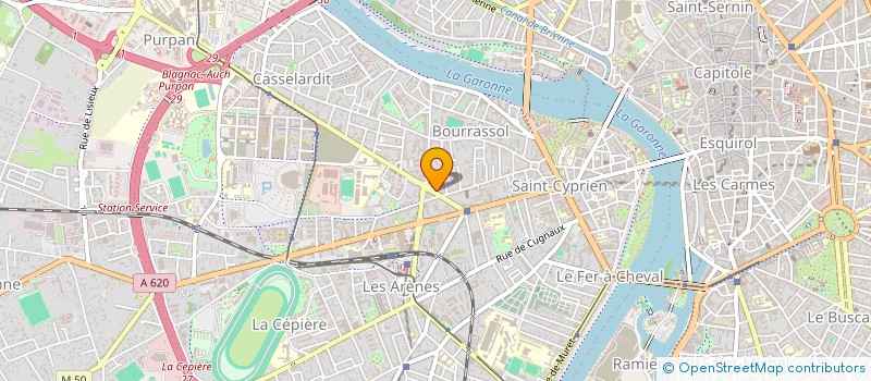 localisation de l'entreprise V.A.A à TOULOUSE