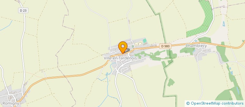 localisation de l'entreprise V.A.C.S.  VILLE-EN-TARDENOIS