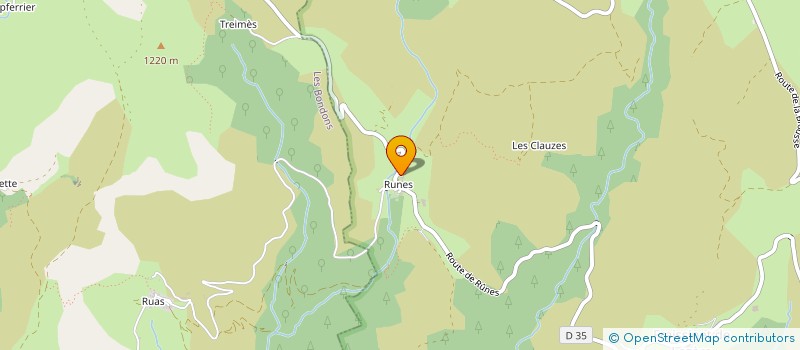 localisation de l'entreprise V.A.C.T  PONT DE MONTVERT - SUD MONT LOZERE