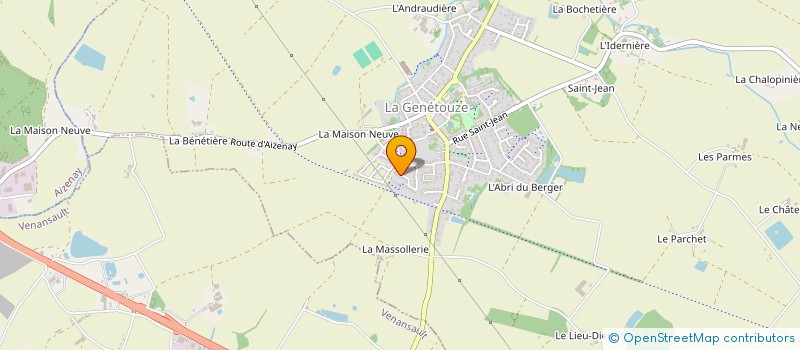 localisation de l'entreprise V.A.E.  LA GENETOUZE