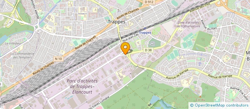 localisation de l'entreprise V.A - F.I.V à TRAPPES