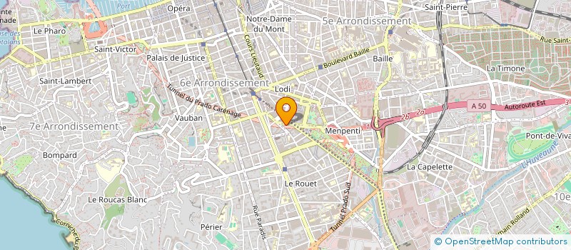 localisation de l'entreprise V A K S  MARSEILLE