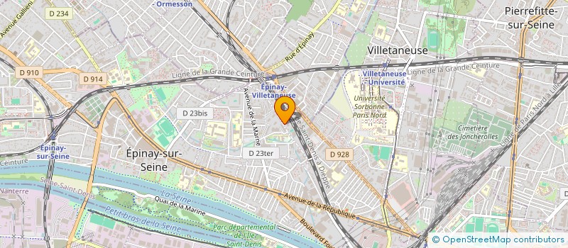 localisation de l'entreprise V.A NETTOYAGE à EPINAY-SUR-SEINE