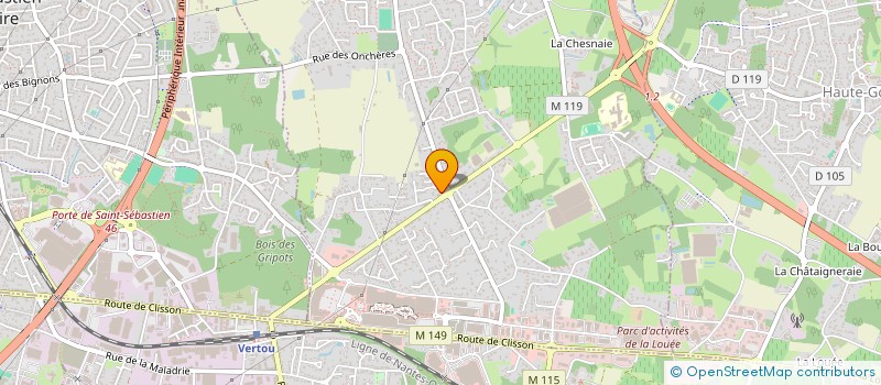 localisation de l'entreprise V.A.S SOLUTION  BASSE-GOULAINE