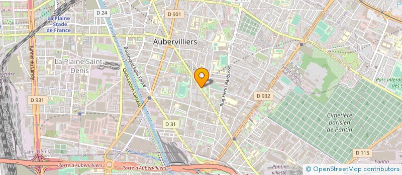 localisation de l'entreprise V.A.T à AUBERVILLIERS