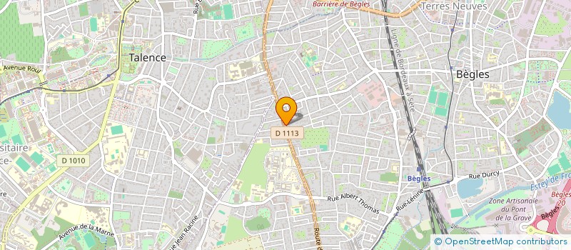 localisation de l'entreprise V AMITRANO à BEGLES