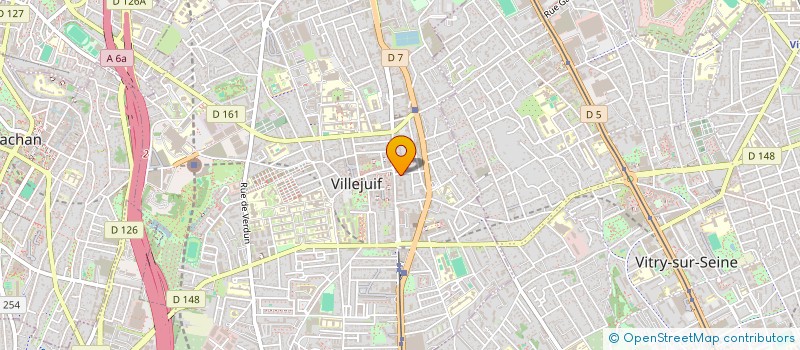 localisation de l'entreprise V ATHLON  VILLEJUIF