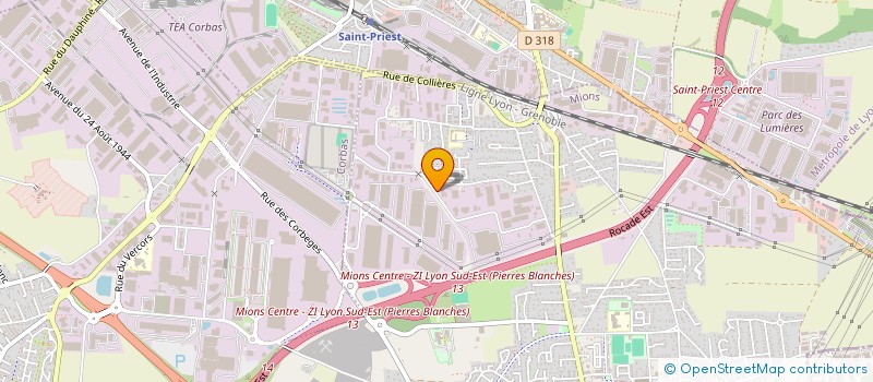 localisation de l'entreprise V&B AUTOMOBILES  MIONS