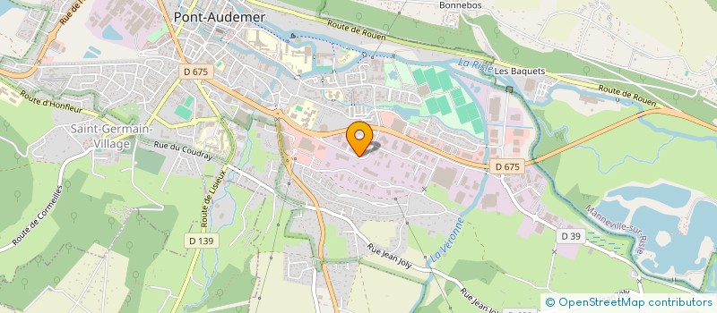 localisation de l'entreprise V.B AUTOS  PONT-AUDEMER