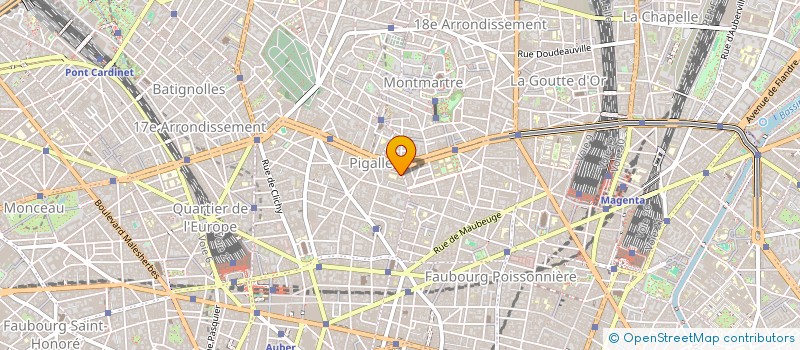 localisation de l'entreprise V B C  PARIS