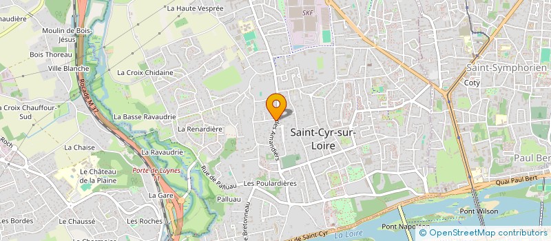 localisation de l'entreprise V.B.I  SAINT-CYR-SUR-LOIRE