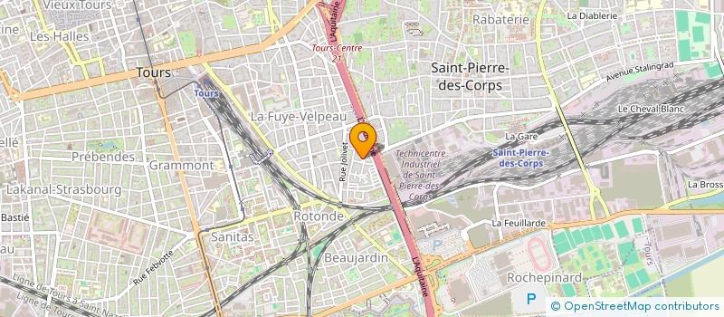 localisation de l'entreprise V&B IMMOBILIER  TOURS