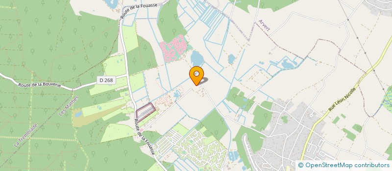 localisation de l'entreprise V B LOISIRS  LES MATHES