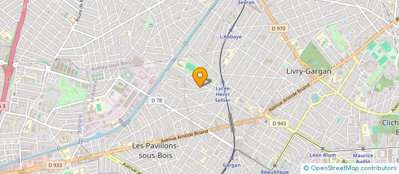 localisation de l'entreprise V.B.M  LIVRY-GARGAN