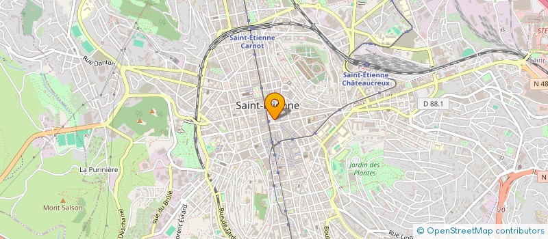 localisation de l'entreprise V.B.P.G.C. à SAINT-ETIENNE