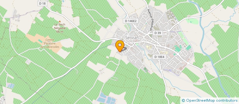 localisation de l'entreprise V.B. PEINTURE  BASSAN