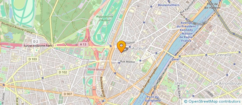 localisation de l'entreprise V.B.S. à BOULOGNE-BILLANCOURT