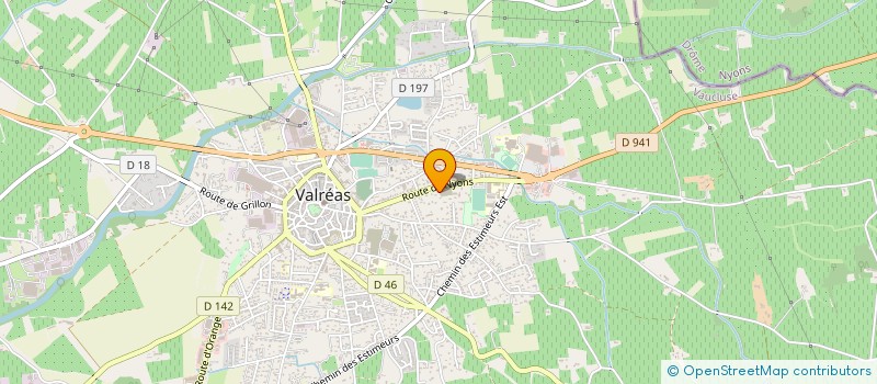 localisation de l'entreprise V B SPORT à VALREAS