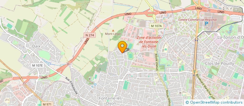 localisation de l'entreprise V.B. TRADE à FONTAINE-LES-DIJON