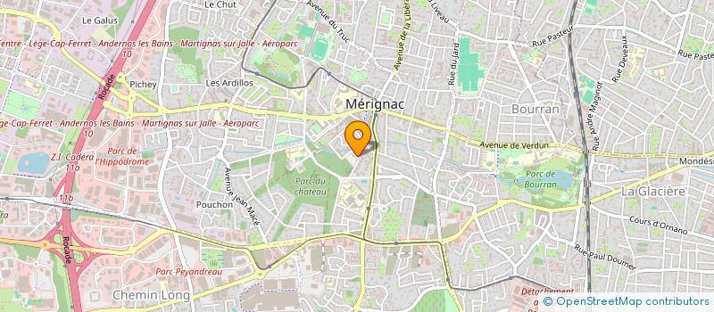 localisation de l'entreprise V.C.2.W  MERIGNAC