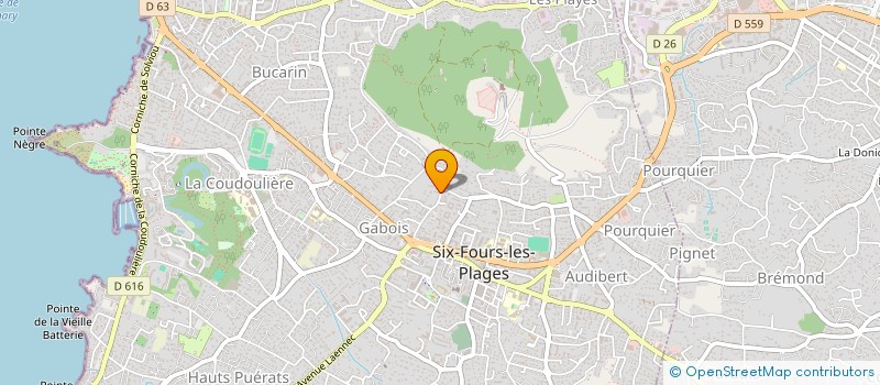 localisation de l'entreprise V & C à SIX-FOURS-LES-PLAGES