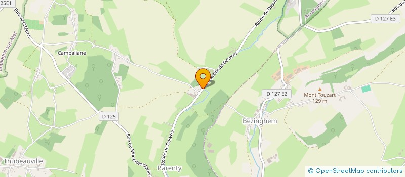 localisation de l'entreprise V.C.F  PARENTY