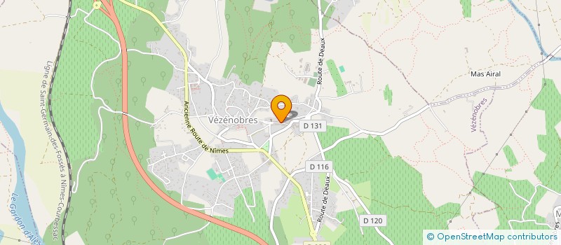 localisation de l'entreprise V.C.L. AUDIO SA à VEZENOBRES
