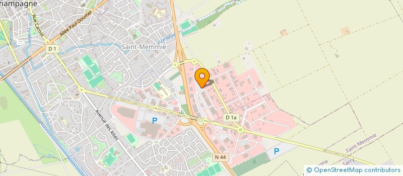 localisation de l'entreprise V.C.M.  SAINT-MEMMIE