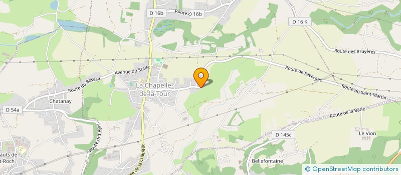 localisation de l'entreprise V'CLEAN NETTOYAGE  LA CHAPELLE-DE-LA-TOUR