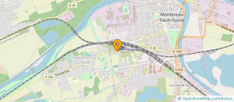 localisation de l'entreprise V CLIM  VARENNES-SUR-SEINE