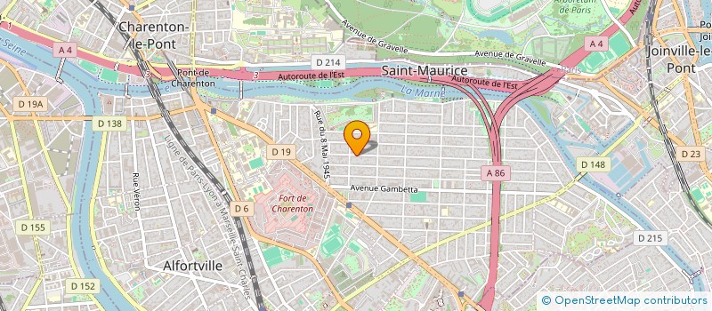 localisation de l'entreprise V' COM CITY  MAISONS-ALFORT