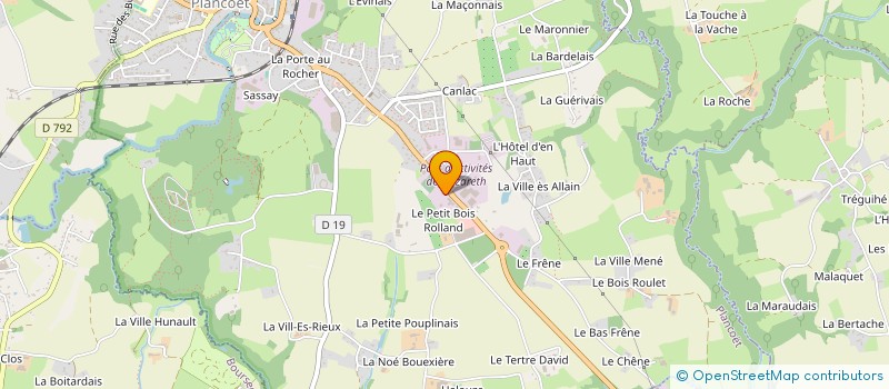 localisation de l'entreprise V CONTROLE  PLANCOET