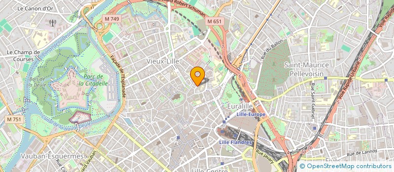 localisation de l'entreprise V.CULT à LILLE