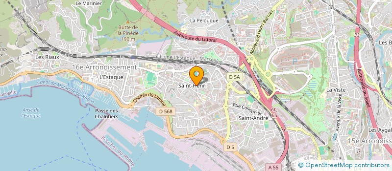 localisation de l'entreprise V D AUTO 13  MARSEILLE