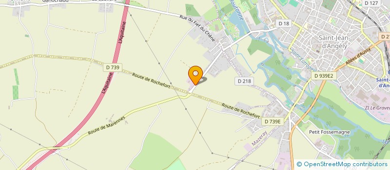 localisation de l'entreprise V.D. AUTO  TERNANT