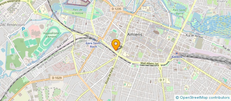 localisation de l'entreprise V.D.B.  AMIENS