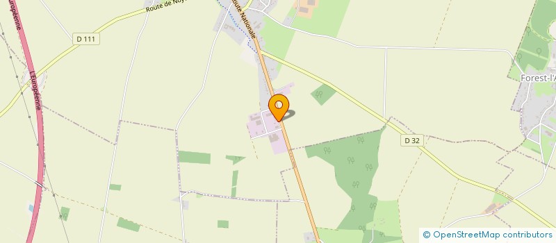 localisation de l'entreprise V.D.B  NOUVION