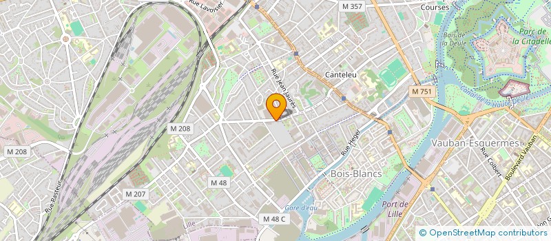 localisation de l'entreprise V.D.E à LILLE
