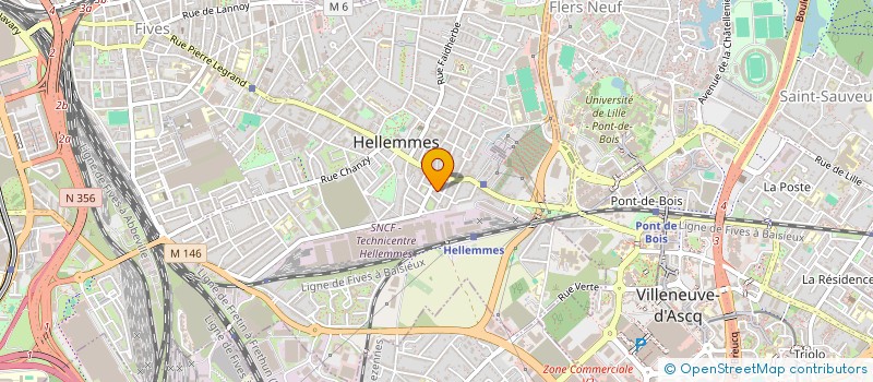 localisation de l'entreprise V.D.F CONSEIL à LILLE