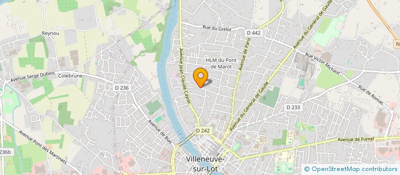 localisation de l'entreprise V D G  VILLENEUVE-SUR-LOT