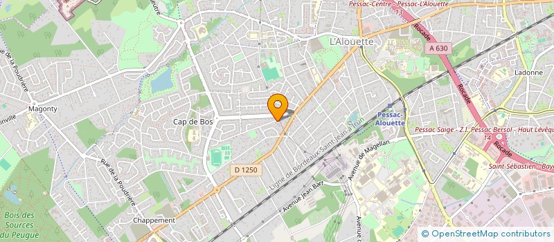 localisation de l'entreprise V D G  PESSAC