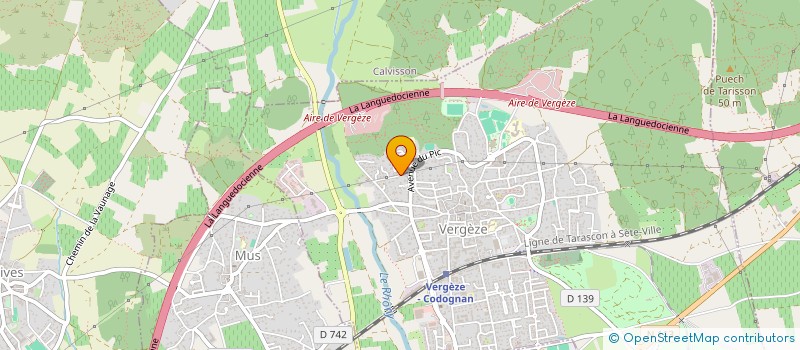 localisation de l'entreprise V.D.H.  VERGEZE