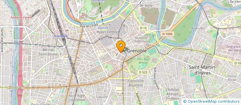 localisation de l'entreprise V.D.I à GRENOBLE