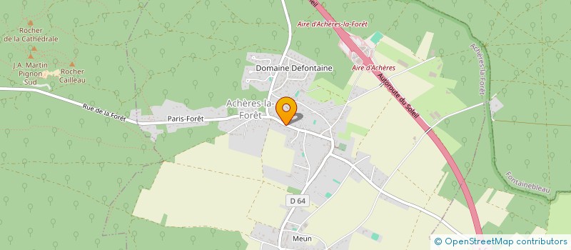 localisation de l'entreprise V.D.I. ENVIRONNEMENT à ACHERES-LA-FORET