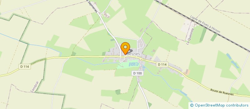 localisation de l'entreprise V & D IMMO à BEAUDIGNIES