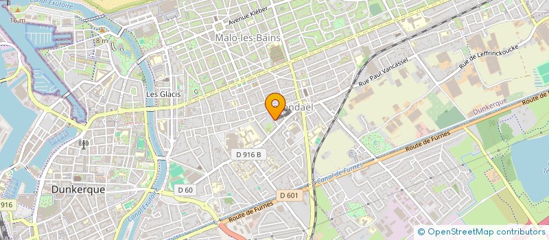 localisation de l'entreprise V.D.K. à DUNKERQUE